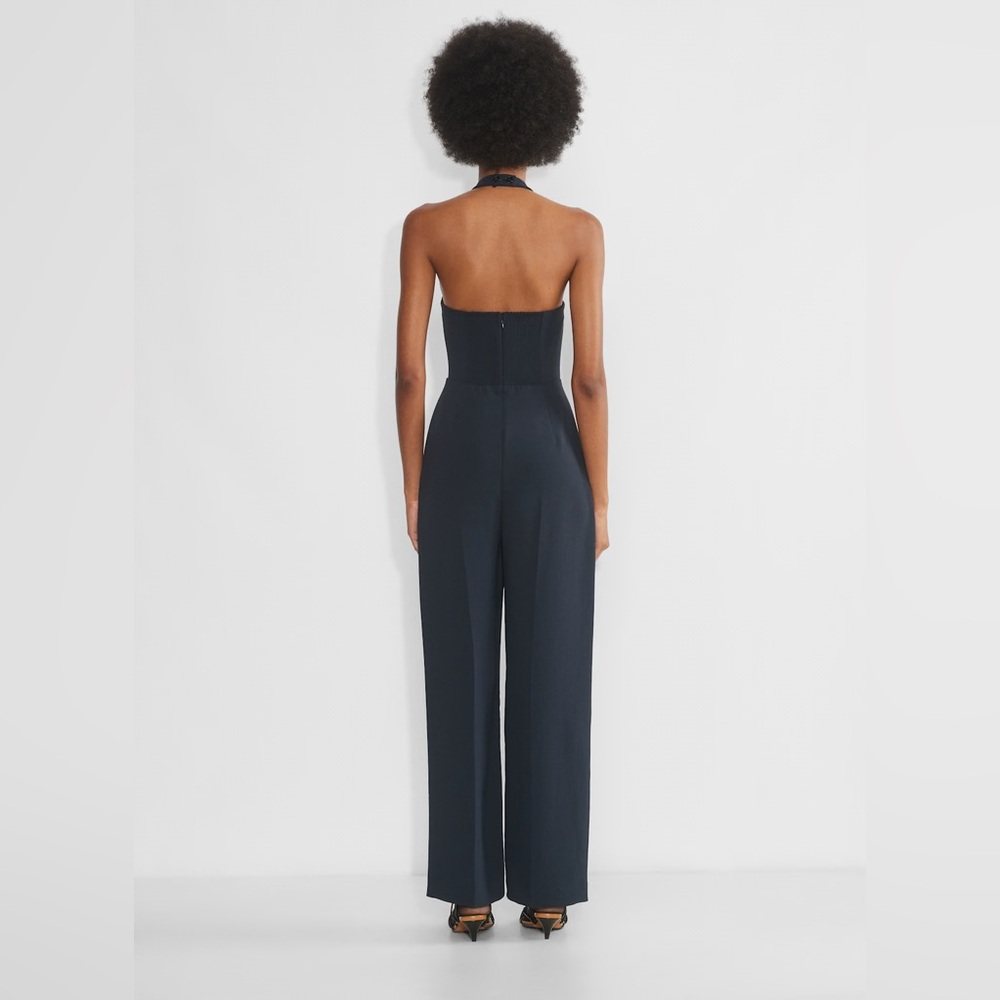 NWT - Wilfred Upscale Jumpsuit - Dark Night Navy - Size 6 - Picture 4 of 7